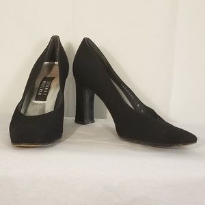 Stuart Weitzman | Block Heel Fabic Heels